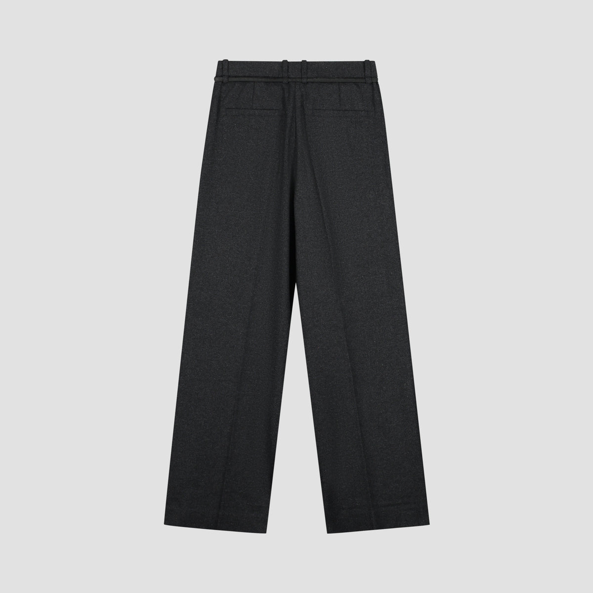 WOOL TAILORED TROUSERS | CHARCOAL