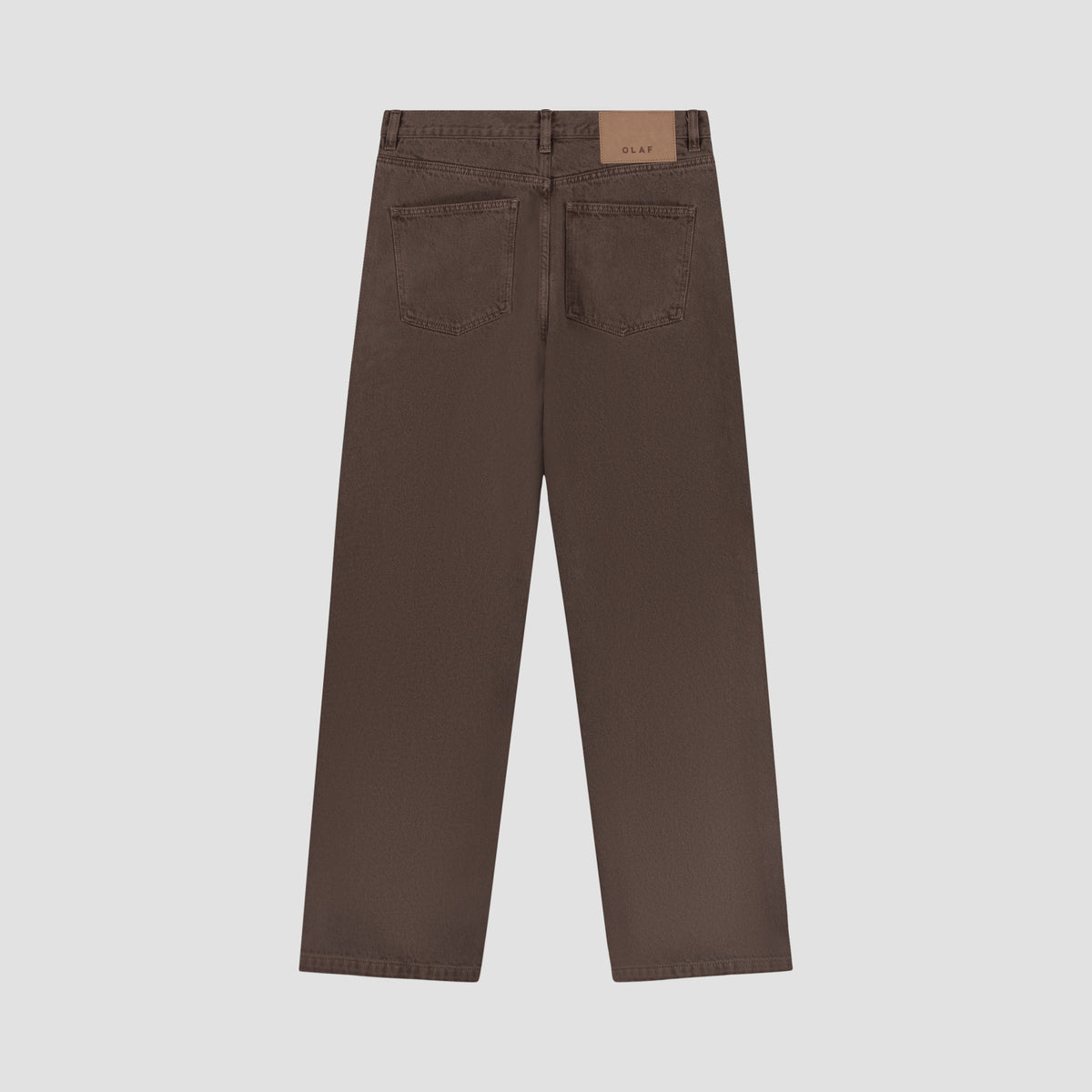 WASHED TWILL DENIM PANT | BRACKEN