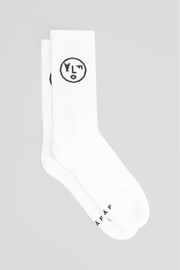 Face Socks - White