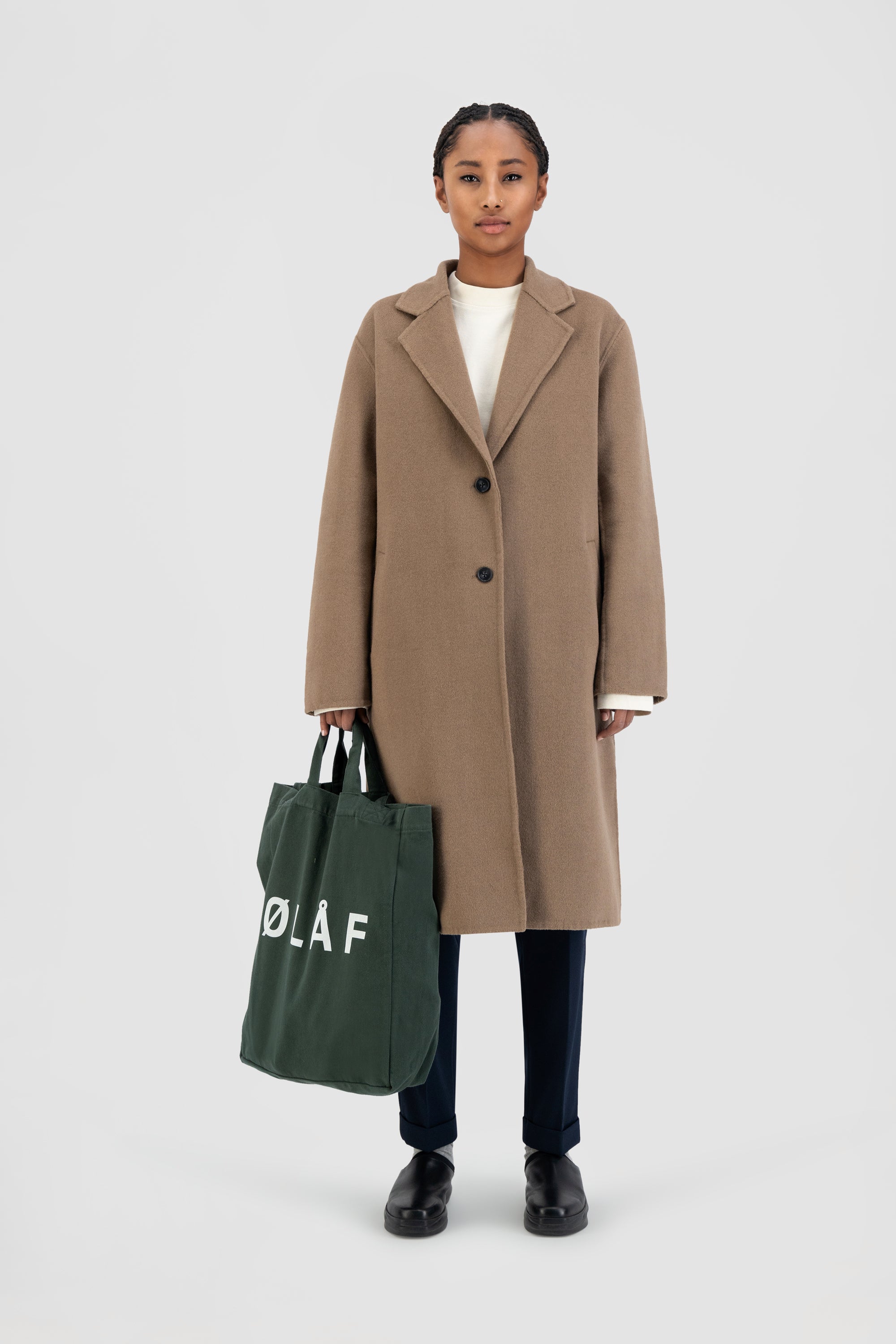 ØLÅF WMN Wool Coat - Beige