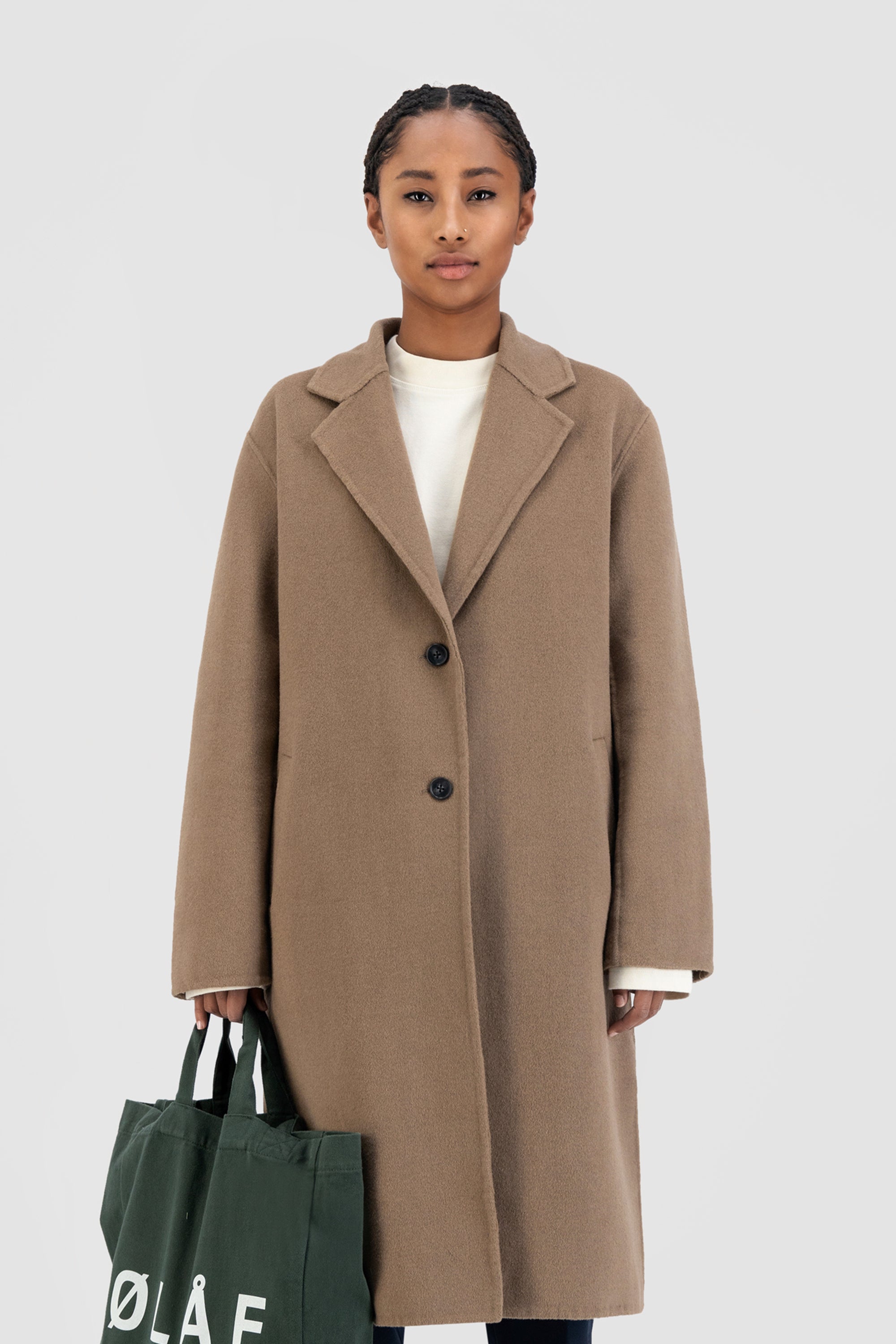 ØLÅF WMN Wool Coat - Beige