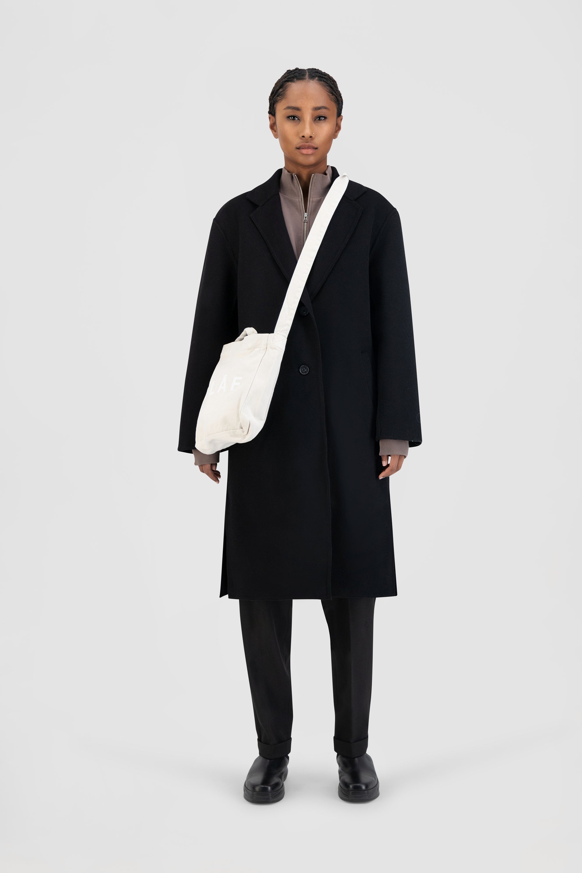 ØLÅF WMN Wool Coat - Black
