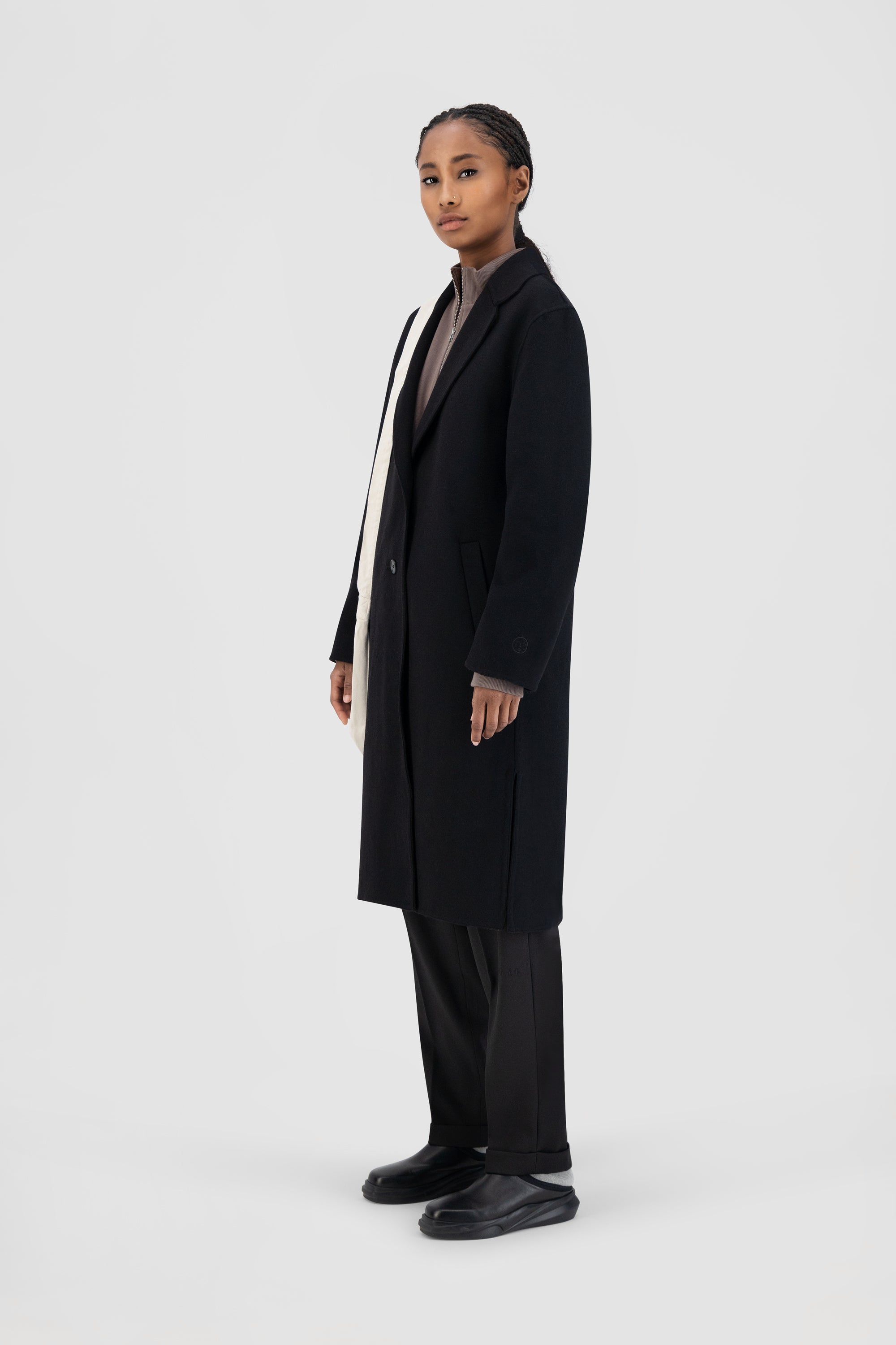 ØLÅF WMN Wool Coat - Black