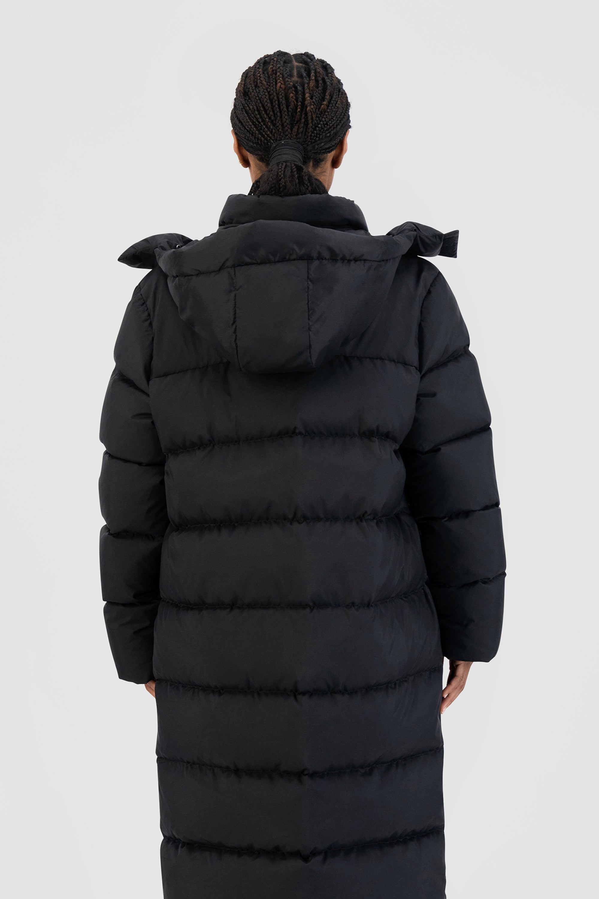 ØLÅF WMN Long Puffer Jacket - Black