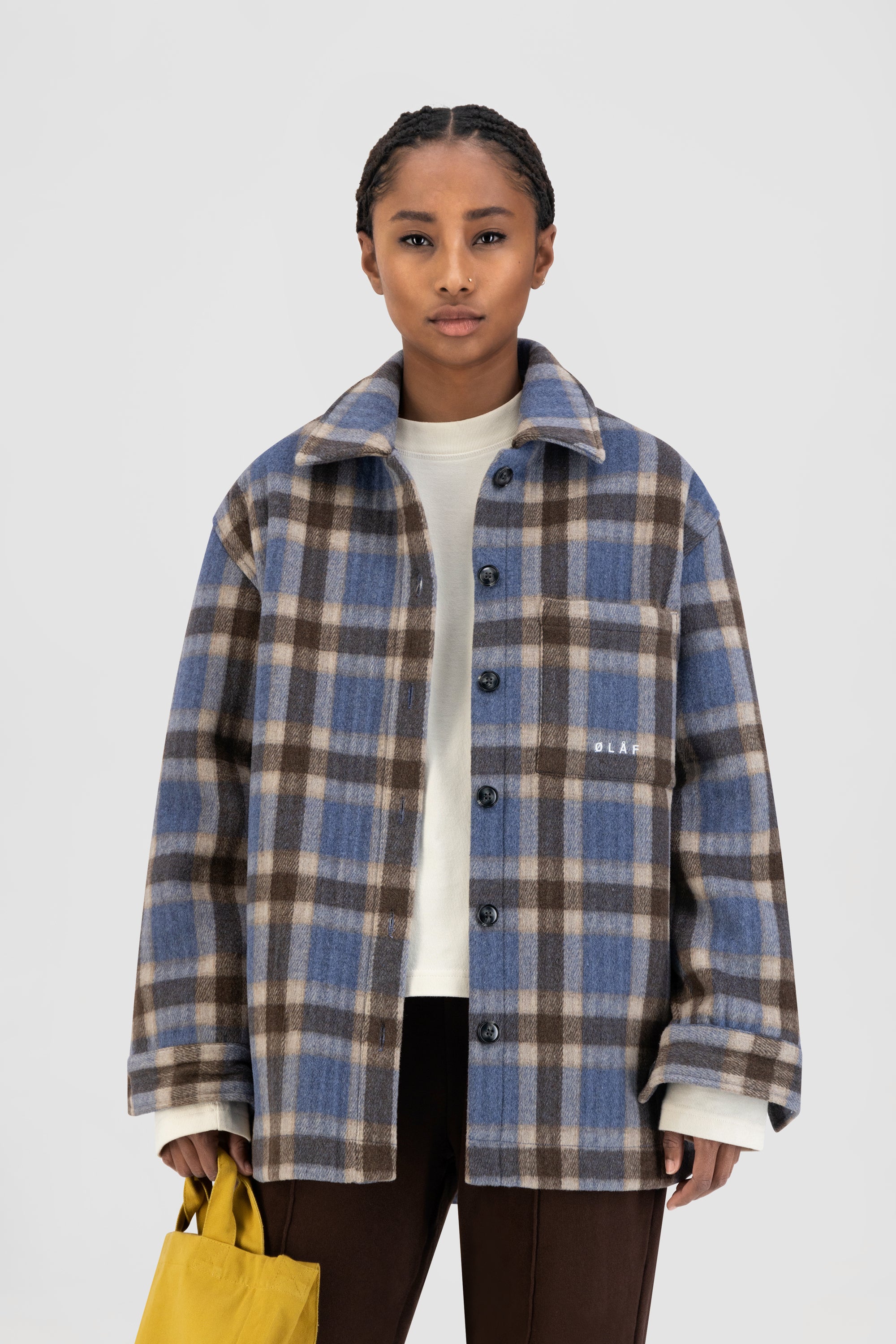 WMN Plaid Shacket - Multi