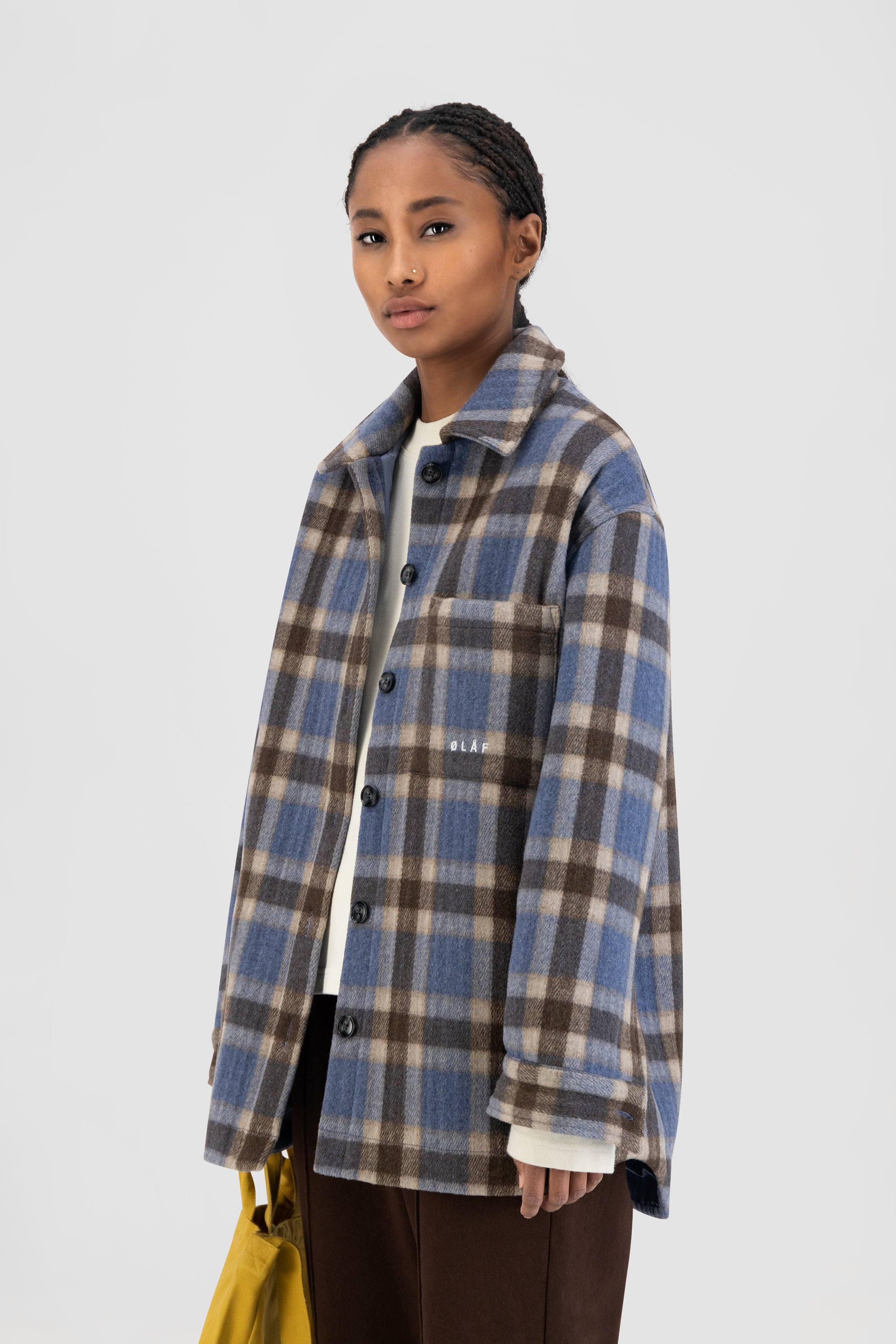 WMN Plaid Shacket - Multi